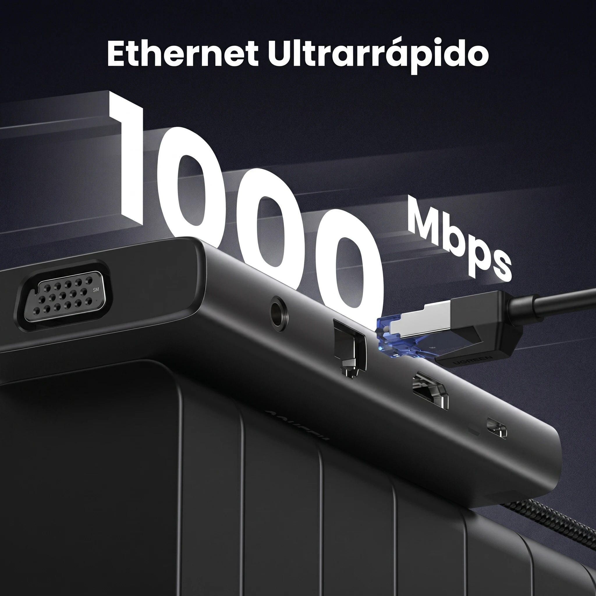 Hub UGREEN 11-en-1 USB-C (CM639 / 45520)