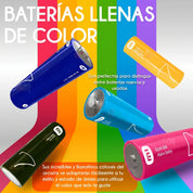 Xiaomi AAA Rainbow Batteries 10 Count - pilas AAA alcalinas