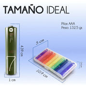 Xiaomi AAA Rainbow Batteries 10 Count - pilas AAA alcalinas