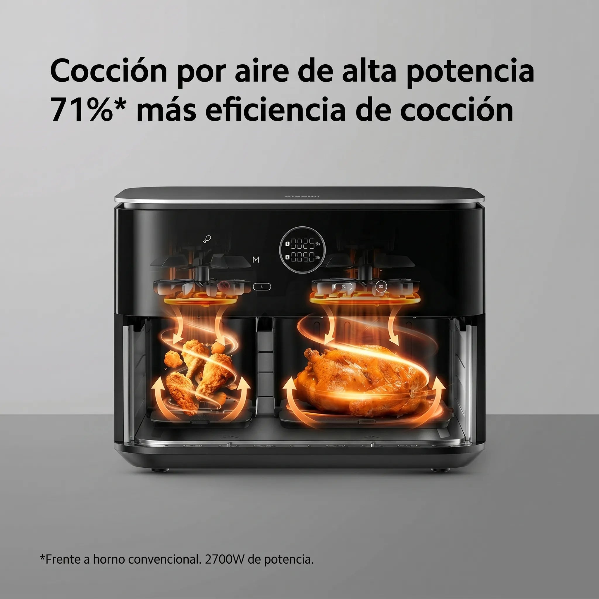 Xiaomi Dual Zone Air Fryer 10L - freidora de aire doble zona 2700W