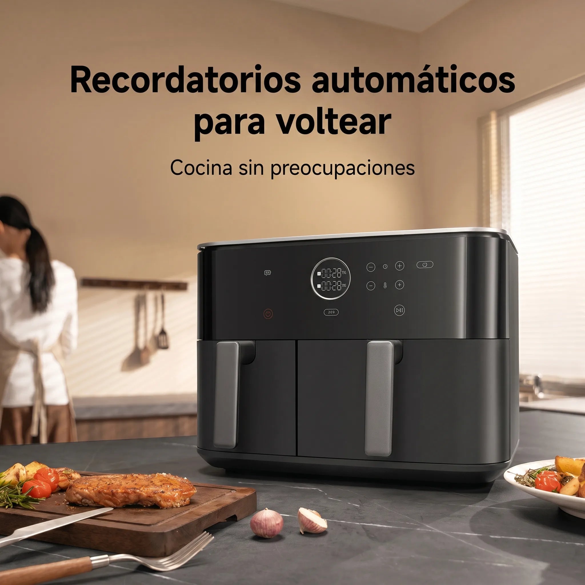 Xiaomi Dual Zone Air Fryer 10L - freidora de aire doble zona 2700W