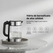 Xiaomi Electric Glass Kettle - Hervidor de vidrio resistente y ebullición rápida