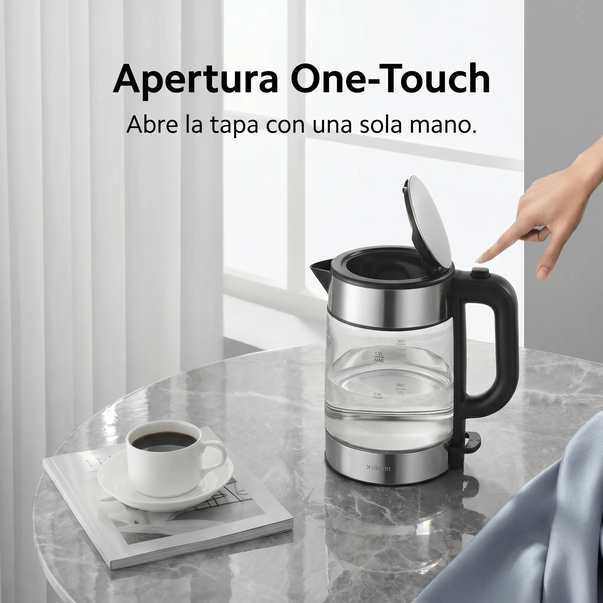 Xiaomi Electric Glass Kettle - Hervidor de vidrio resistente y ebullición rápida
