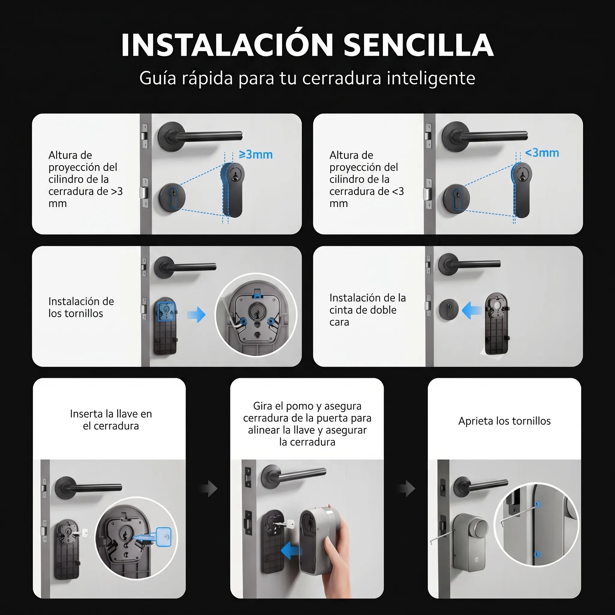 Xiaomi Self-Install Smart Lock - cerradura inteligente
