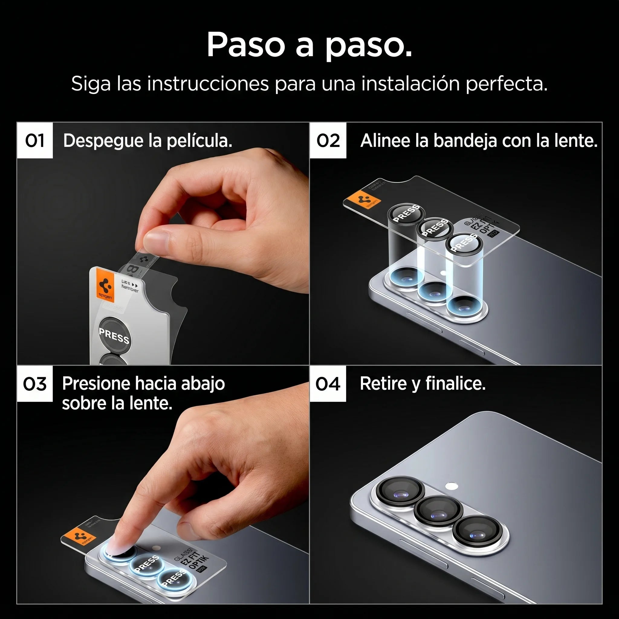 Protector de Cámara Spigen Ez Fit Optik Galaxy S26 Plus (2 UND)