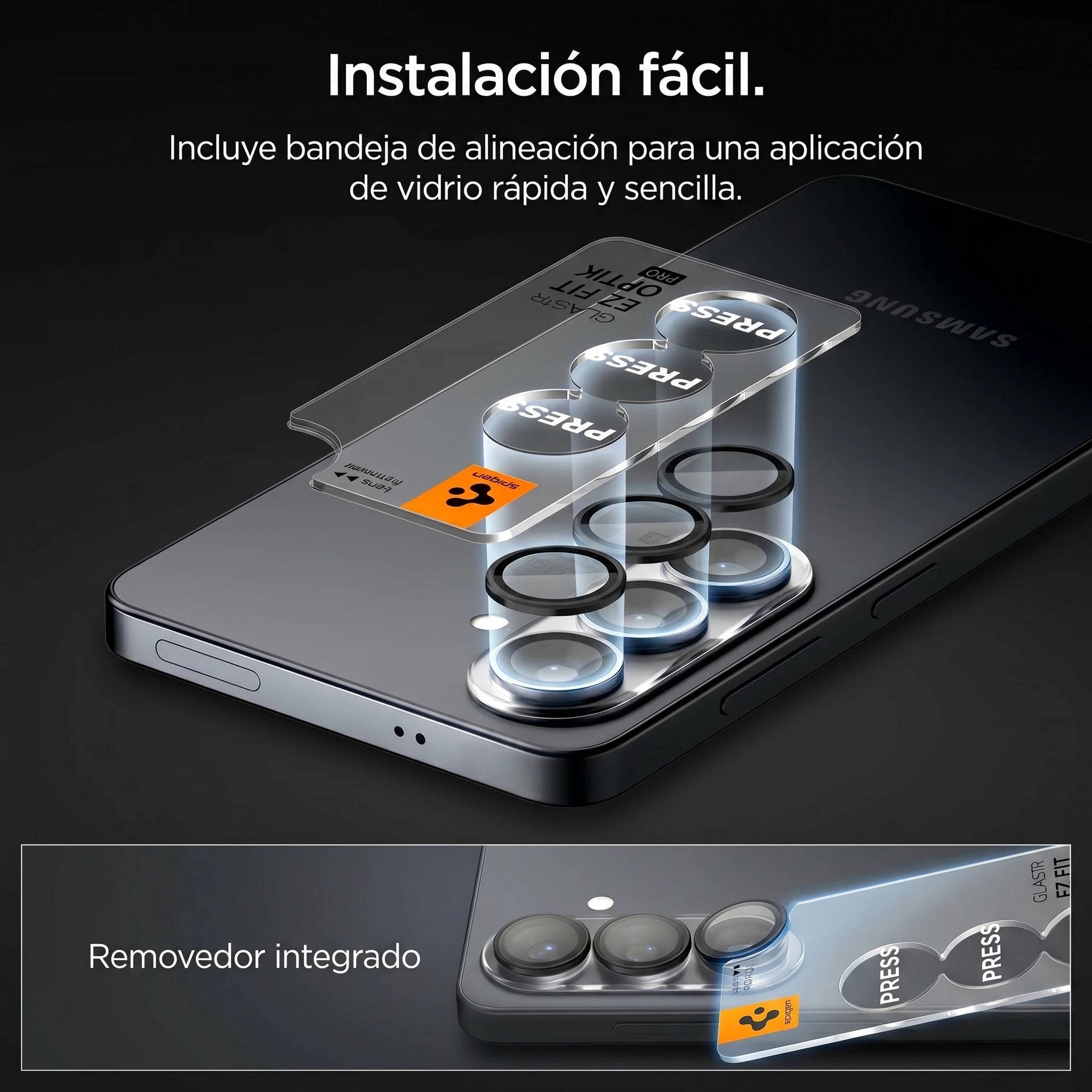 Protector de Cámara Spigen Ez Fit Optik Galaxy S26 (2 UND)