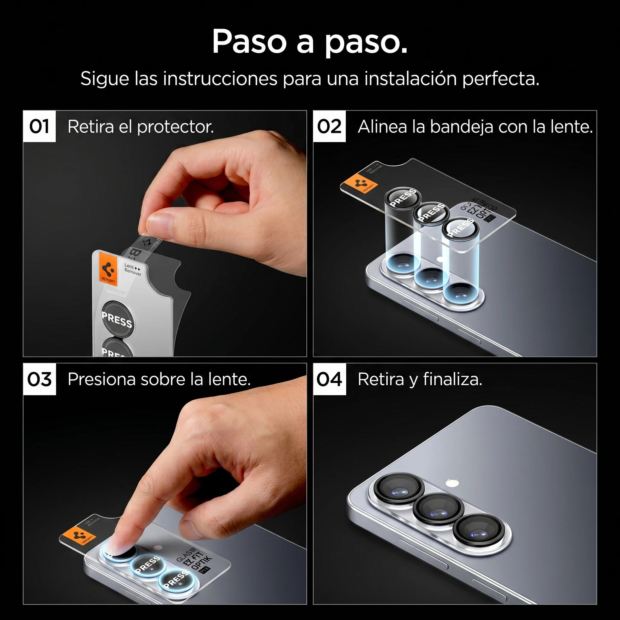 Protector de Cámara Spigen Ez Fit Optik Galaxy S26 (2 UND)