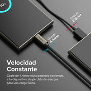 Cargador Ringke Carga Rápida 12W Trenzado Nylon Tipo C a C (1 Metro)