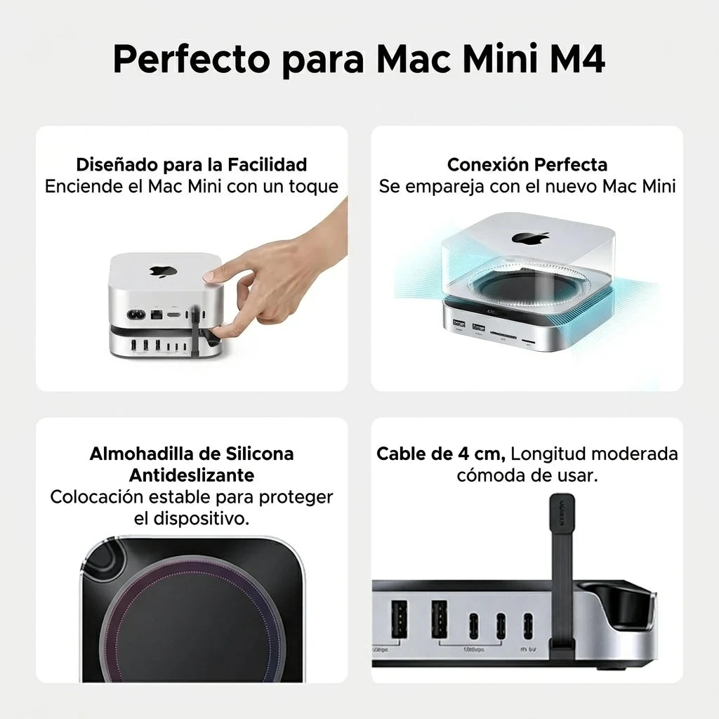 UGREEN CM841 - dock 11 en 1 para Mac mini M4