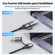 UGREEN Capturadora De Video HDMI A USB-C Y USB-A 2K 30Hz