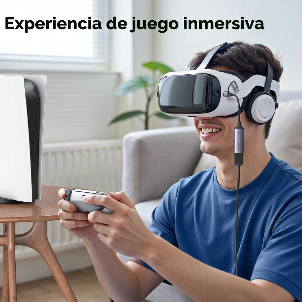 UGREEN Capturadora De Video HDMI A USB-C Y USB-A 2K 30Hz