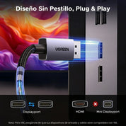UGREEN DP131 - cable DisplayPort 2M 16K 60Hz