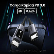 UGREEN L509 - cable USB-C a USB-C 3M 100W 5A