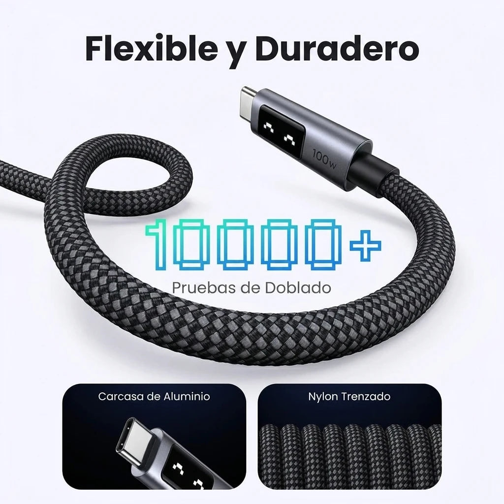 UGREEN L509 - cable USB-C a USB-C 3M 100W 5A