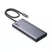 Hub Ugreen 8 en 1 USB-C a 2xHDMI DP 2xUSB-C 3.2 2xUSB-A 3.2 PD 100w 35625