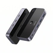 Conmutador Usb-C Ugreen Cm687 (25098) 2 Computadoras Comparten 4 Puertos, Para Pc Laptop Teclado Raton Webcam Usb-Microfono