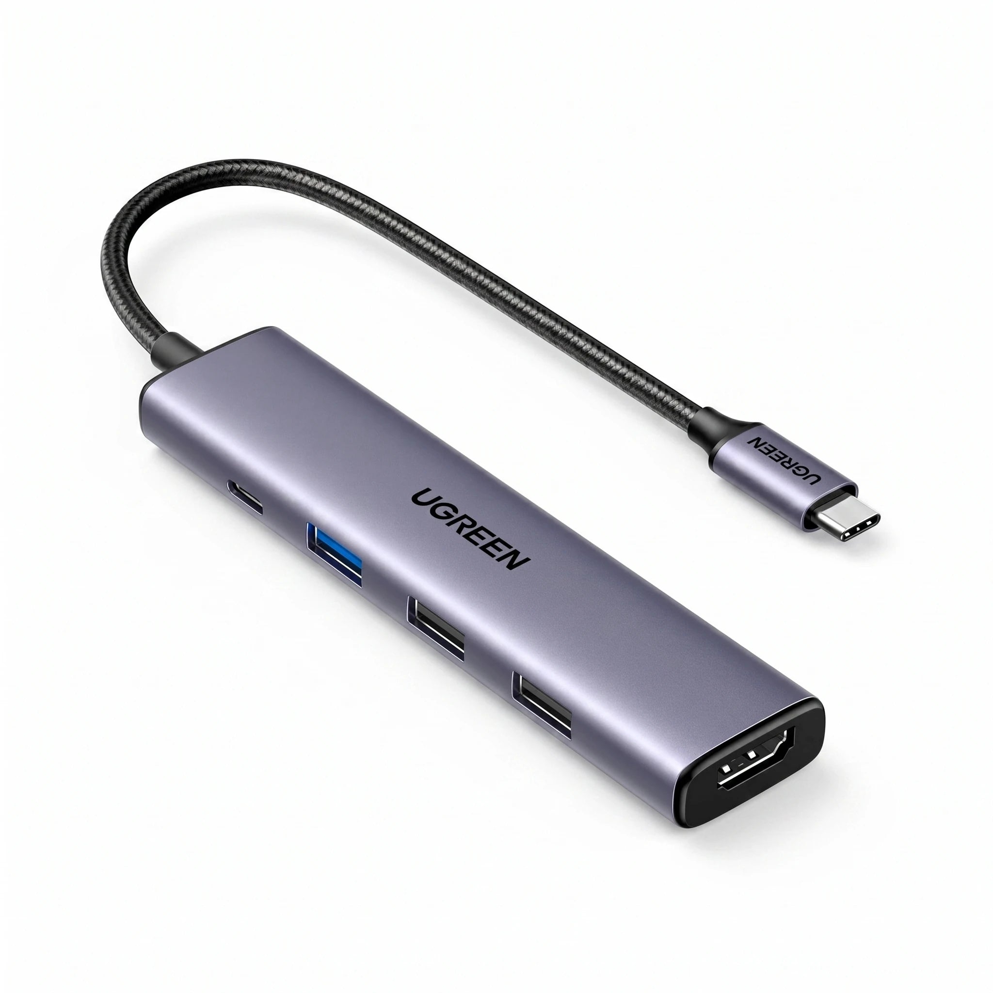 UGREEN hub USB-C 5 en 1 con HDMI 4K y carga PD