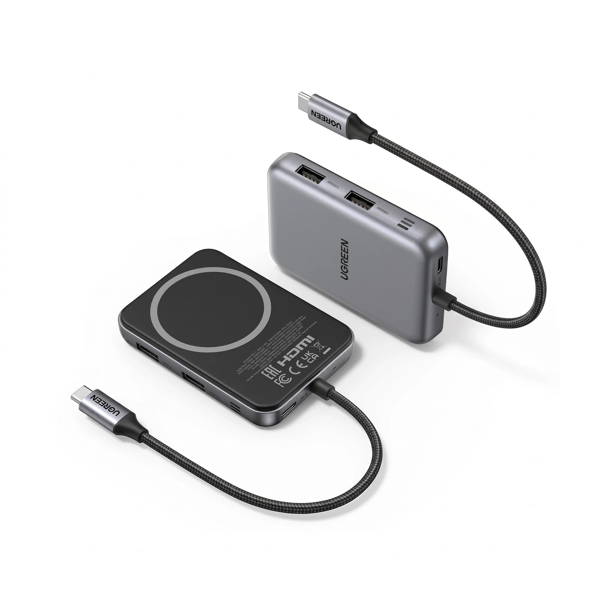 UGREEN Hub USB-C Magnético 7 en 1 CM896 4K 60Hz con PD, SD y TF