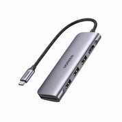 Hub Ugreen 6 en 1 USB-C a HDMI/USB-A/USB-C PD 100W CM511-35999