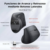 UGREEN M571P - mouse vertical Bluetooth 4000 DPI