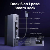 UGREEN Steam Deck Dock 6-in-1 - dock USB-C 4K 120Hz