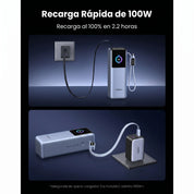 UGREEN Nexode 25000mAh 200W - power bank con cable integrado