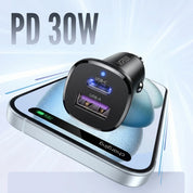 UGREEN EC305 - cargador de auto USB-C y USB-A 30W