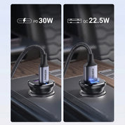 UGREEN EC305 - cargador de auto USB-C y USB-A 30W