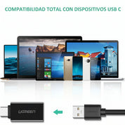 UGREEN US173 - adaptador USB-C a USB-A 3.0 5Gbps