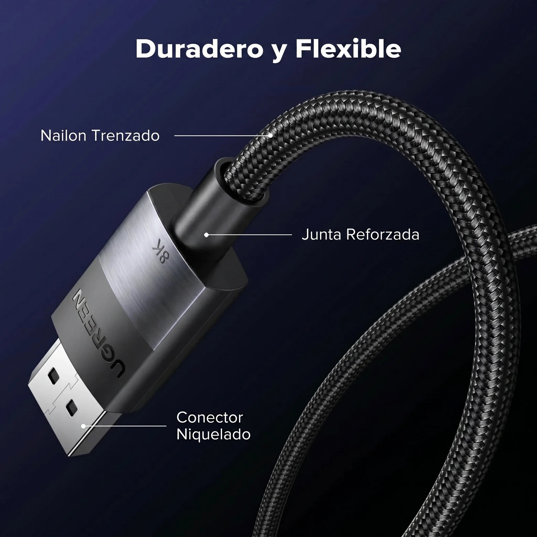 UGREEN 80391 - cable DisplayPort 1.4 1.5M 8K 60Hz