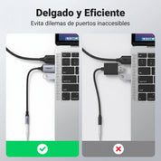 UGREEN CM477 - adaptador USB-A a audio 3.5mm 25cm