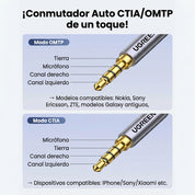 UGREEN CM477 - adaptador USB-A a audio 3.5mm 25cm