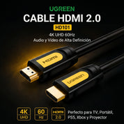 UGREEN HD101 - cable HDMI 2.0 2M 4K 60Hz