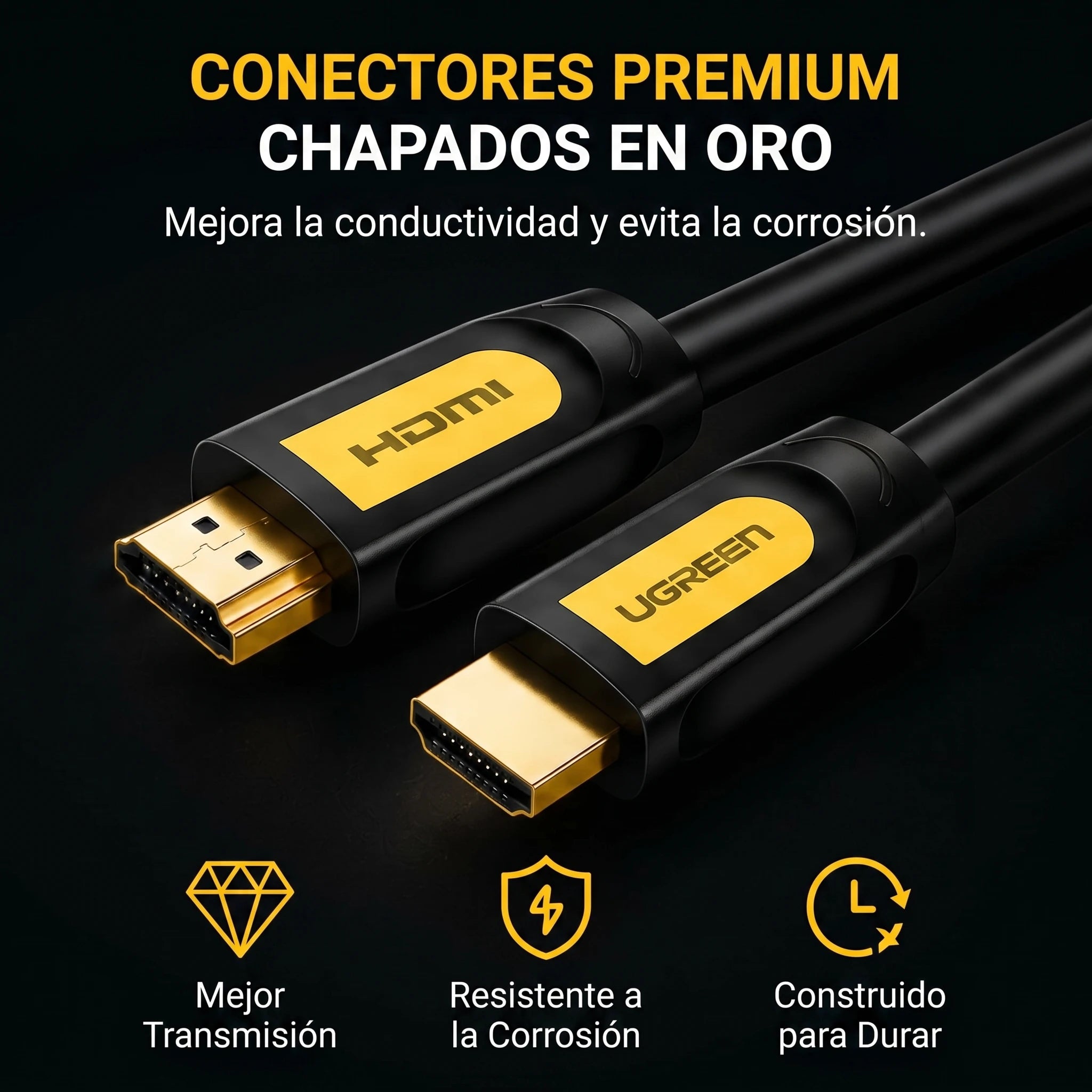UGREEN HD101 - cable HDMI 2.0 2M 4K 60Hz