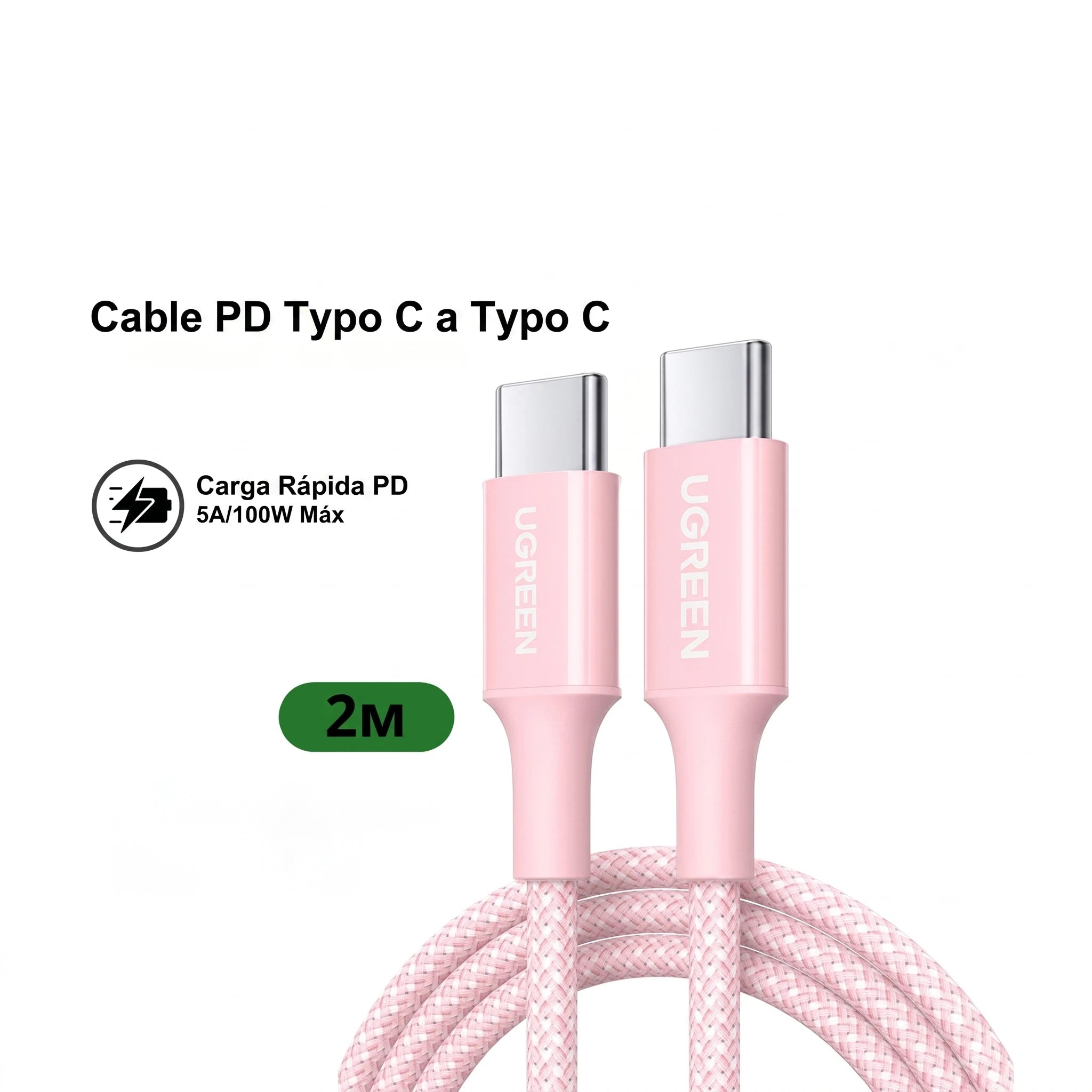 UGREEN L502 - cable USB-C a USB-C 2M 100W 5A
