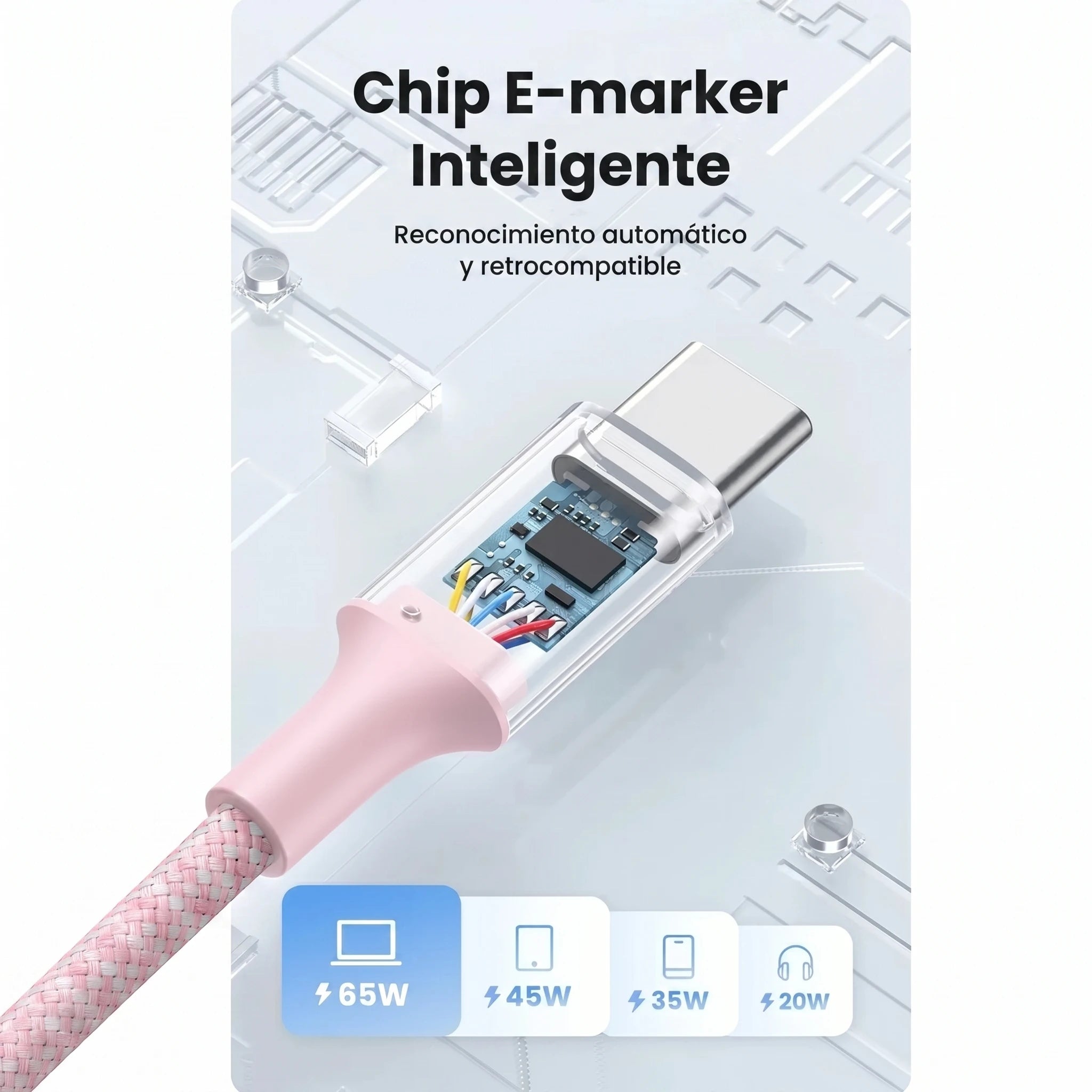 UGREEN L502 - cable USB-C a USB-C 2M 100W 5A