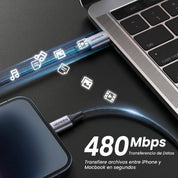 UGREEN US304 - cable USB-C a Lightning 1M 3A