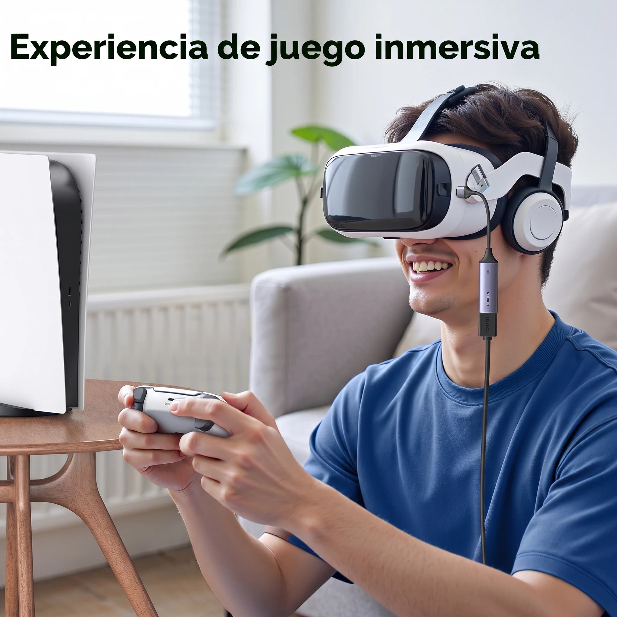 UGREEN Capturadora De Video HDMI A USB-C Y USB-A 2K 30Hz