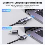 UGREEN Capturadora De Video HDMI A USB-C Y USB-A 2K 30Hz