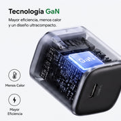 UGREEN X517 - set cargador GaN USB-C 25W con cable 1M
