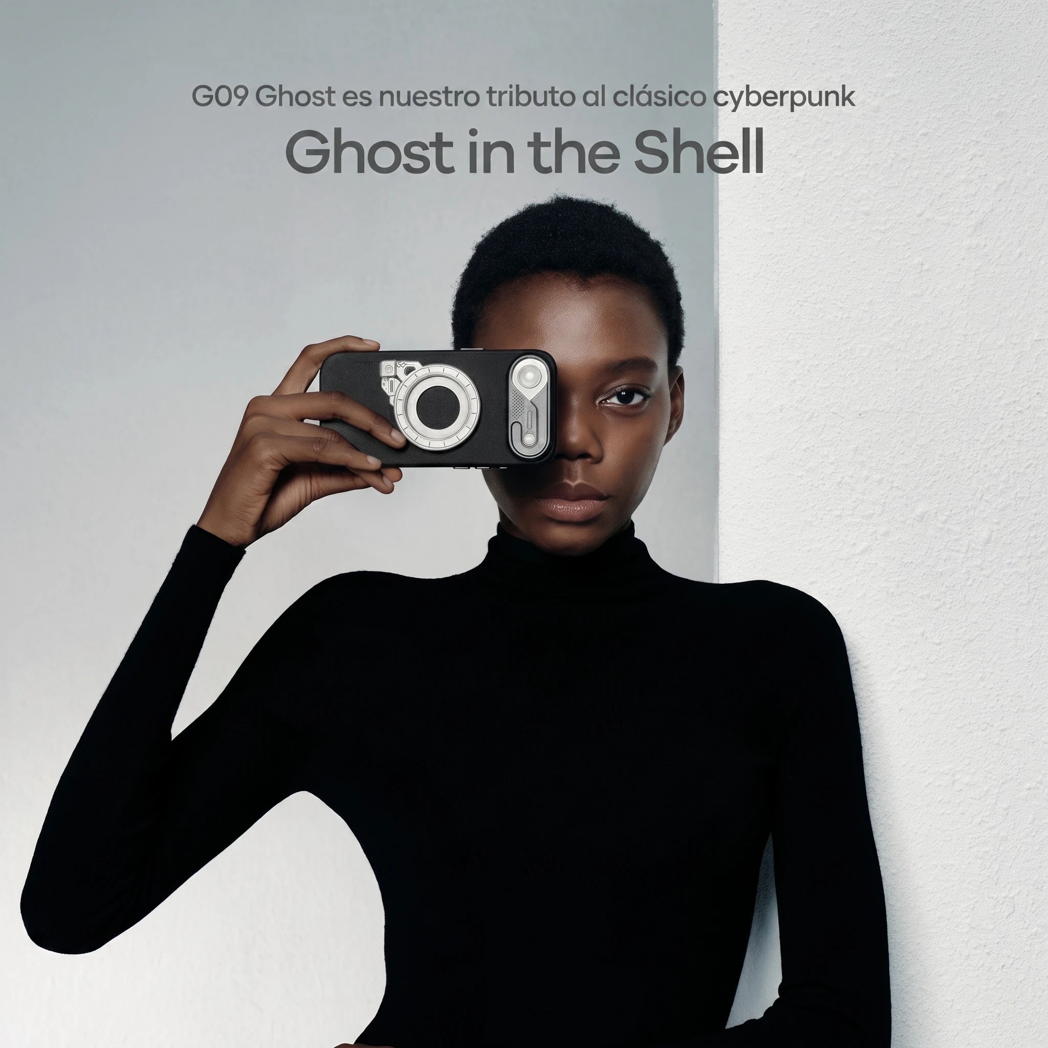 Aulumu G09 Ghost - soporte MagSafe 360° - Translucent Gray