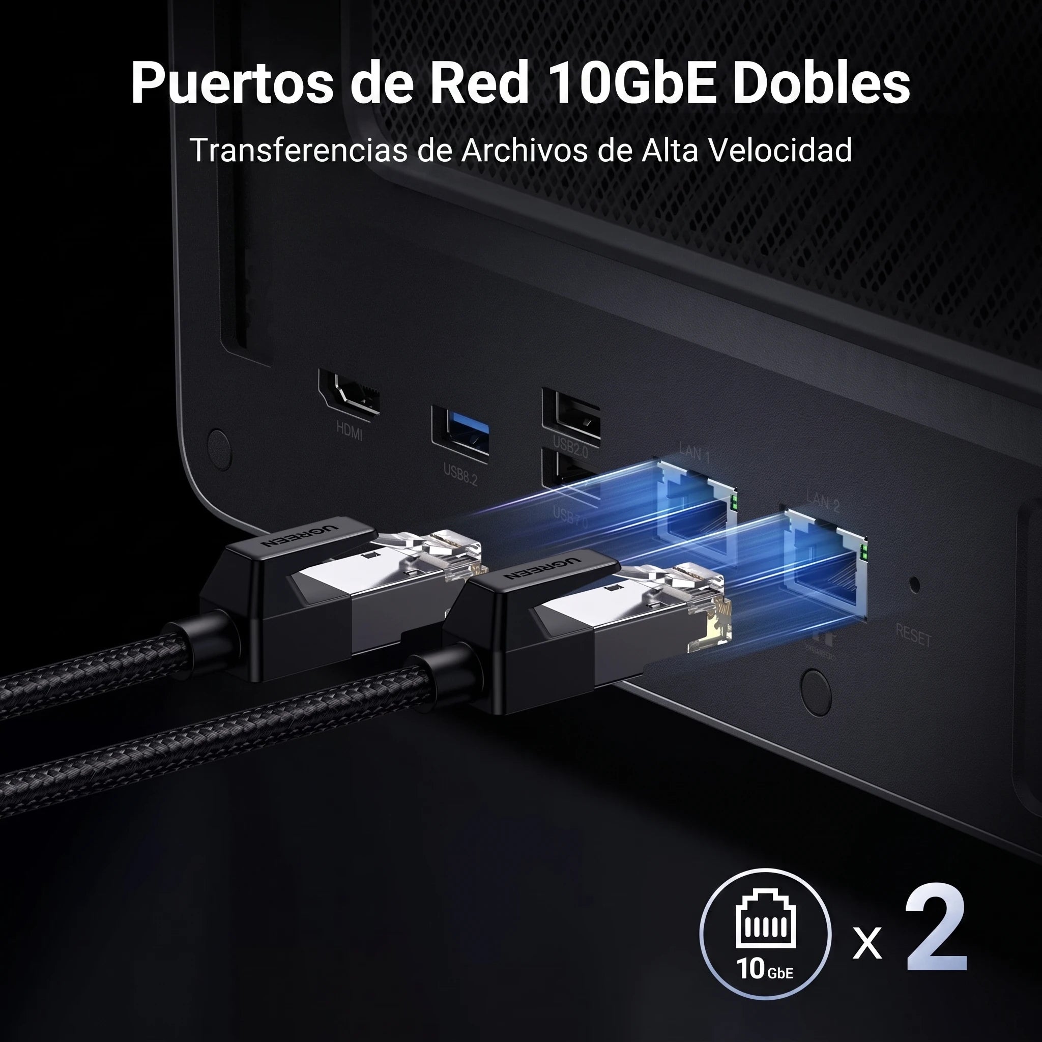 UGREEN NASync DXP6800 Pro - NAS 6 bahías 196TB 10GbE