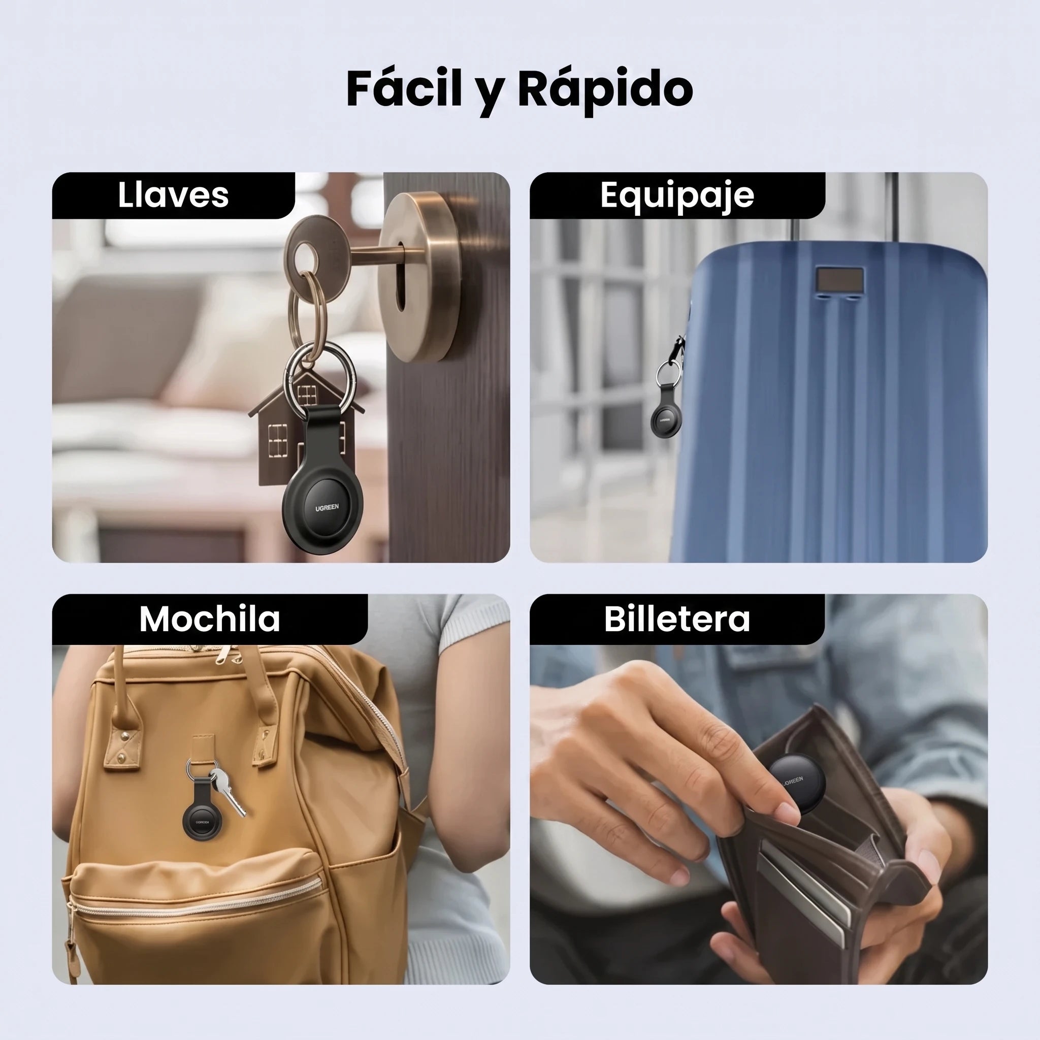 UGREEN Finder Mini 2 - localizador recargable Apple Find My