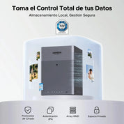 UGREEN NASync DH4300 Plus - NAS 4 bahías 120TB 2.5GbE