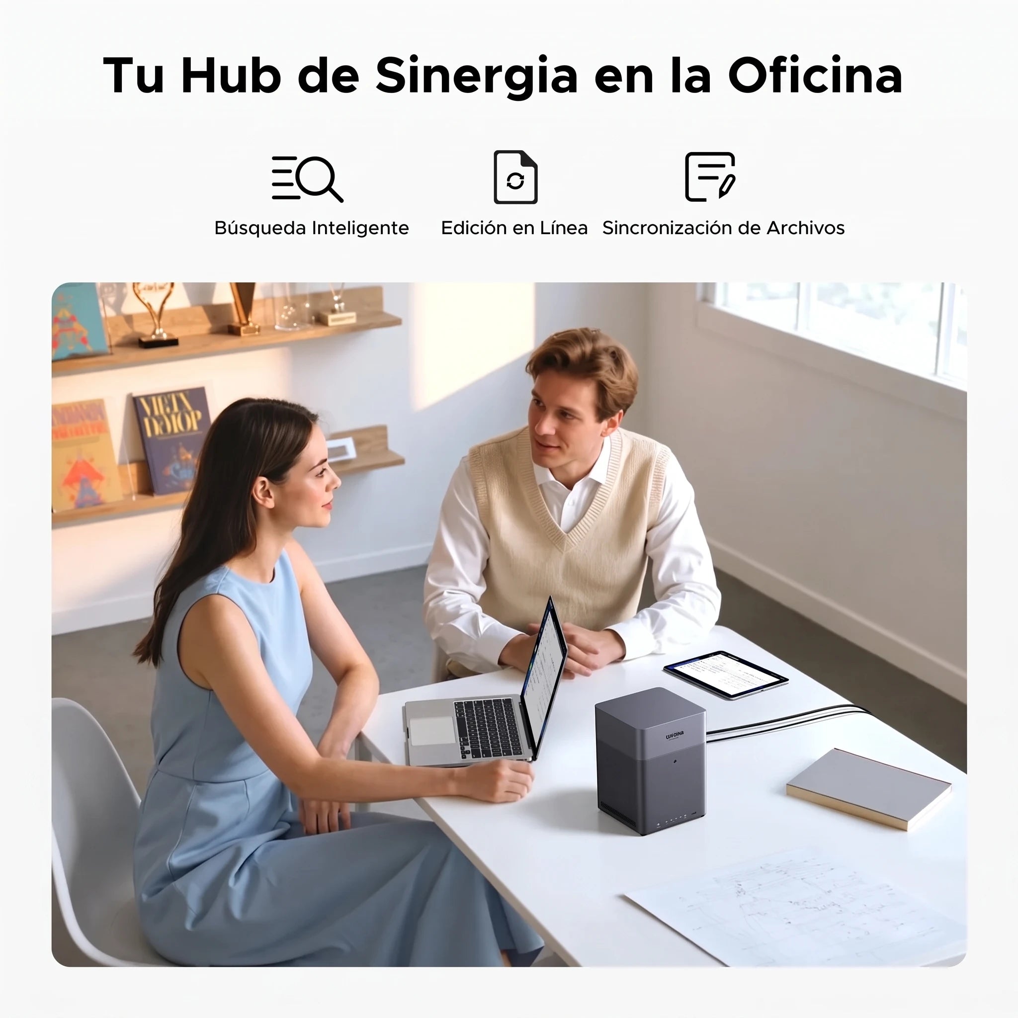 UGREEN NASync DH4300 Plus - NAS 4 bahías 120TB 2.5GbE