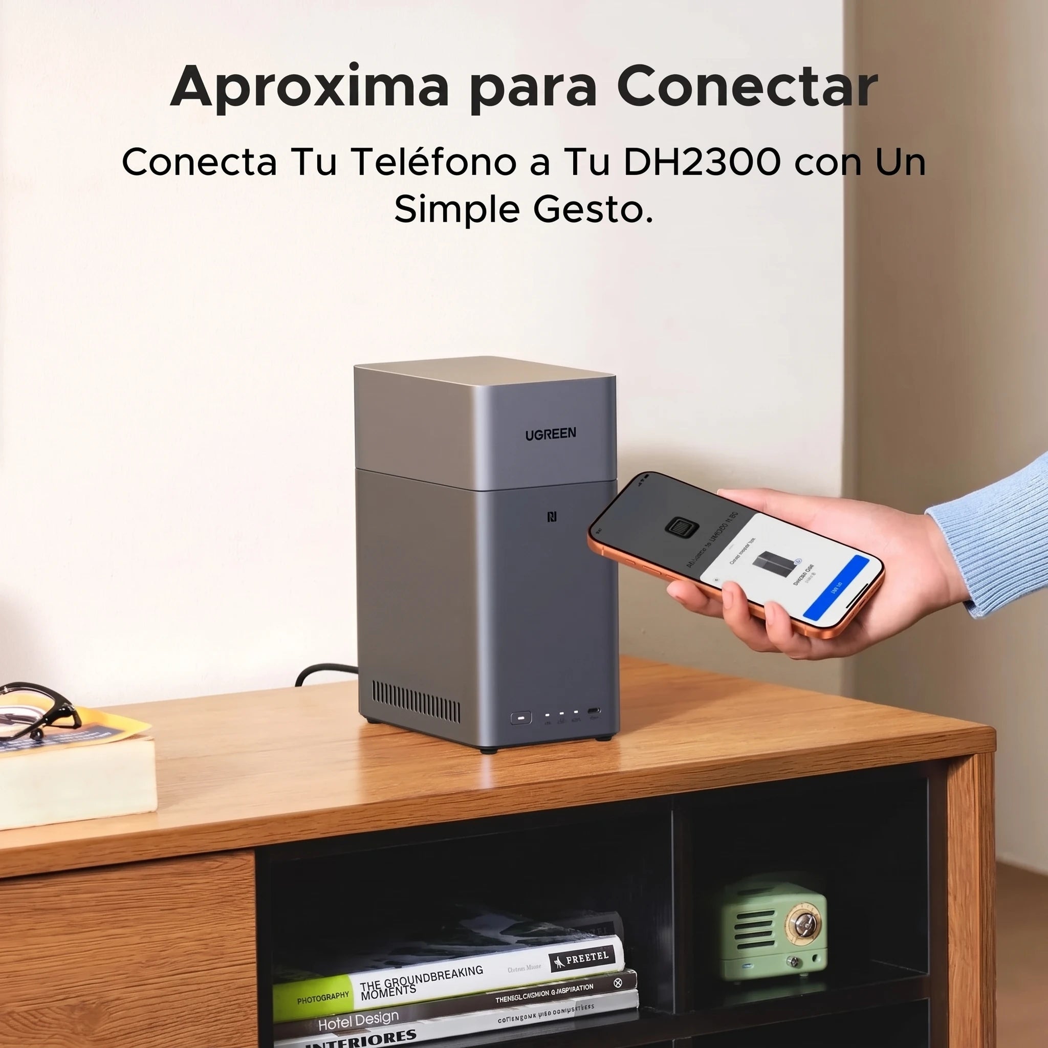 UGREEN NASync DH2300 - NAS 2 bahías 60TB 1GbE