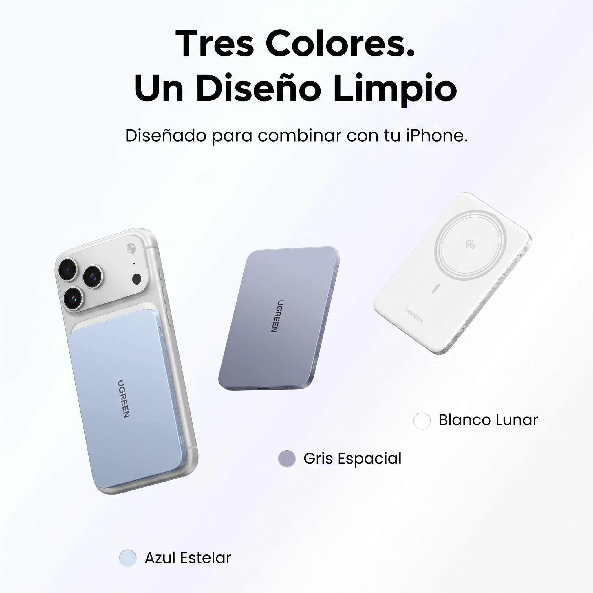 UGREEN MagFlow Air - power bank Qi2 5000mAh 20W 15W