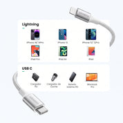 UGREEN US304 - cable USB-C a Lightning 1M 20W
