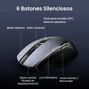 UGREEN MU006 - mouse inalámbrico 2.4GHz 4000 DPI