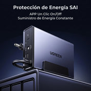 UGREEN US3000 UPS DC 120W - Sistema de Alimentación Ininterrumpida para NAS